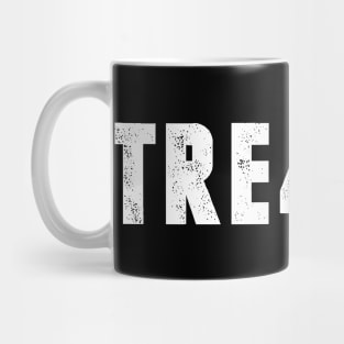 TRE45ON Treason President Trump Distressed T-Shirt Mug